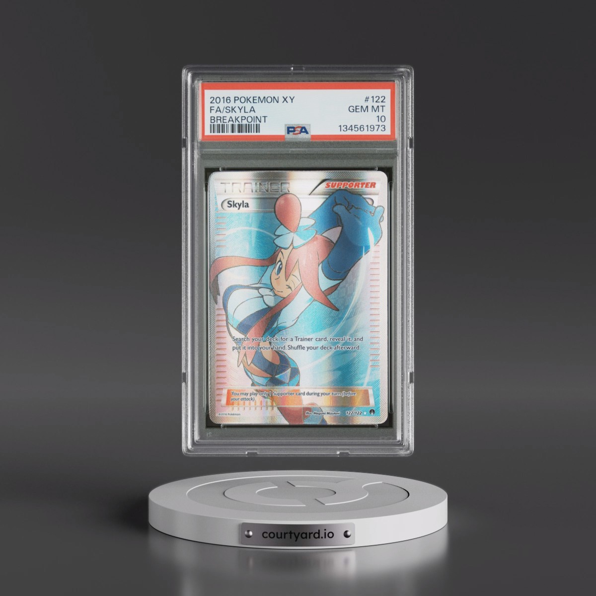 2016 Skyla Full Art - Pokémon Pokémon XY Breakpoint PSA 10 GEM MINT
